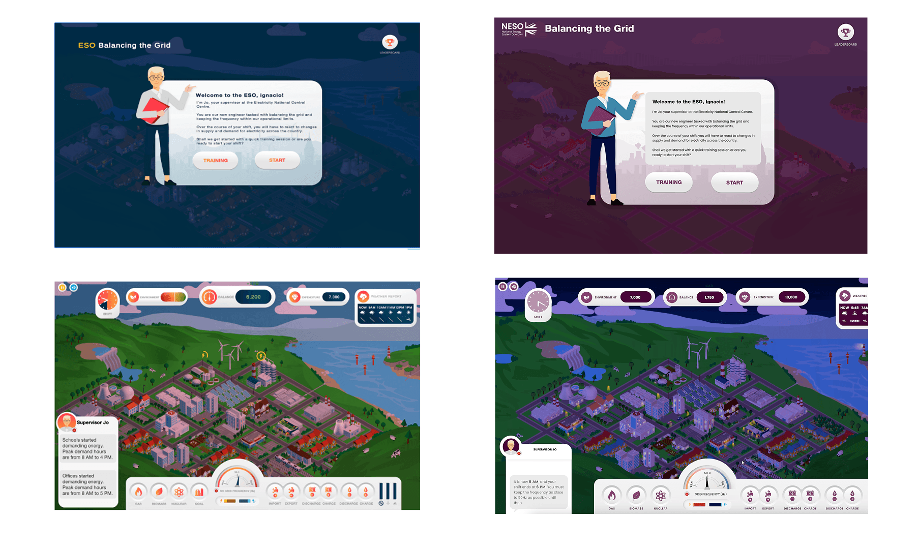Balancing the Grid HUD after the rebrand, in NESO's new visual identity