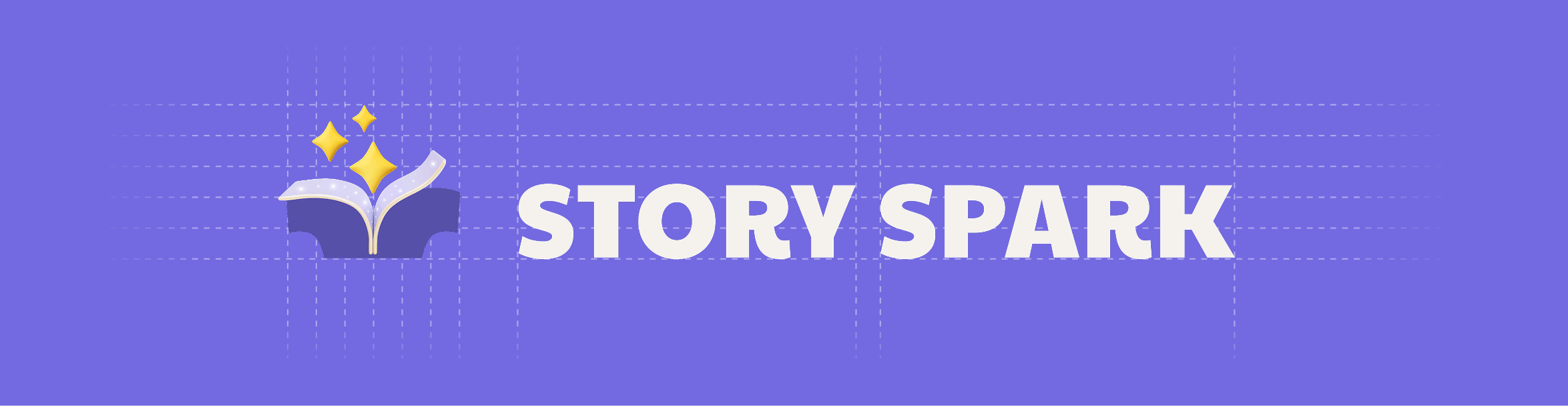 Story Spark logo and rebrand direction, showing the evolution from old to new identity.
