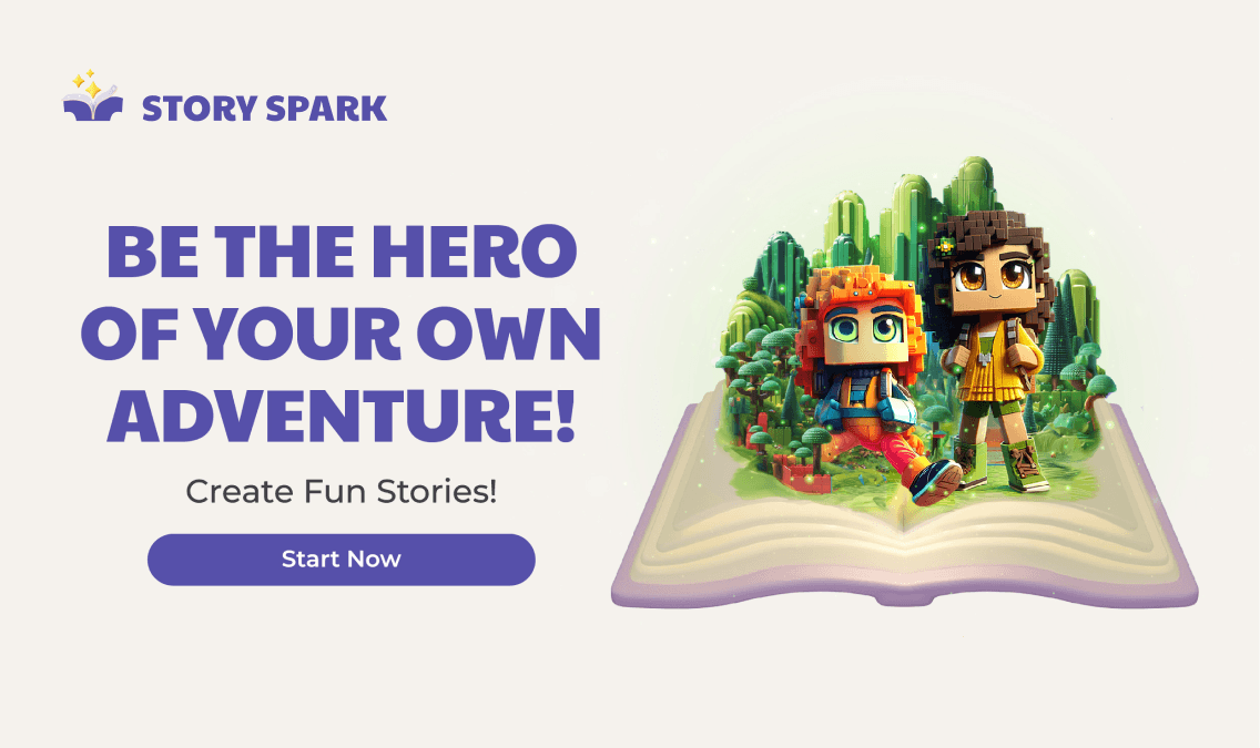 Google display ad creatives produced for the Story Spark traction campaign.